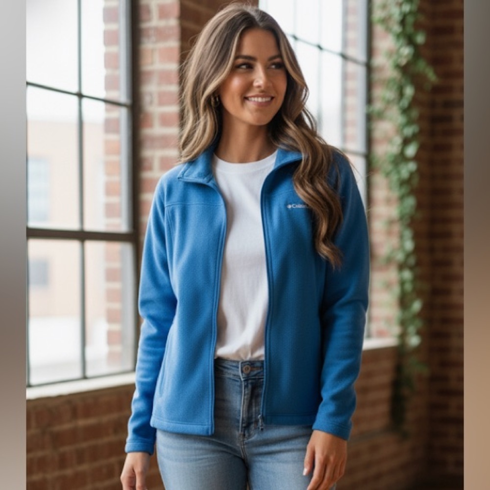 Columbia Bright Blue Fleece Jacket